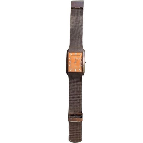 SKAGEN DENMARK Titanium 338LTMD Brown Metallic Mens Watch New Battery Installed - Picture 3 of 9